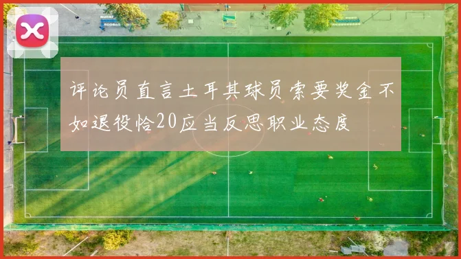 评论员直言土耳其球员索要奖金不如退役恰20应当反思职业态度